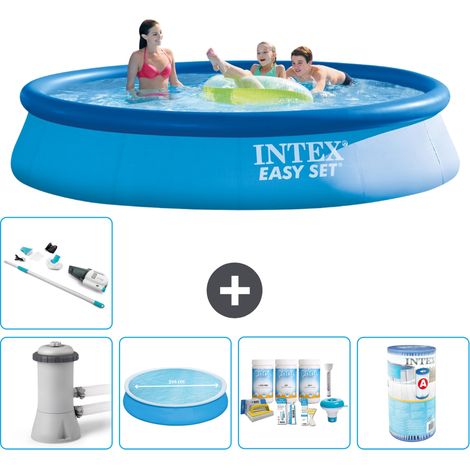 Intex Piscine Easy Set Ronde - 396x84 cm - 6-pièces S41088 (1/4)