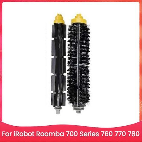 Brosse principale de rechange pour aspirateur iRobot Roomba série 700, 760, 770 et 780 : pièces de rechange à poils et flexibles (1/5)