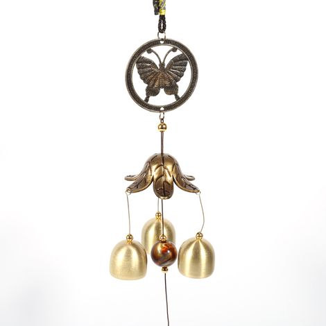 Carillon à Vent Papillon Métallique - Décoration Suspension Porte Fenêtre Église (1/5)