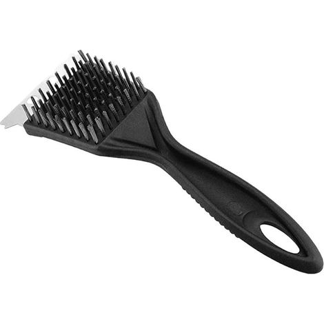 Brosse à Gril en Acier Inoxydable, Brosse métallique, Outil de Nettoyage avec grattoir, pour Gril à Charbon, Barbecue électrique, Fumeur (1/5)