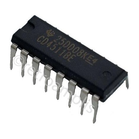 Logik DIP16 Integrierte Schaltung CD4511BE