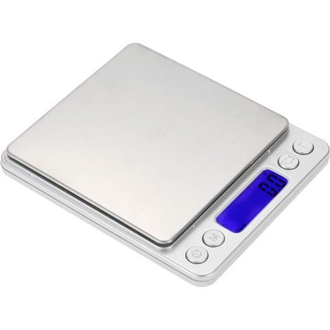 TFixol Balance de cuisine numérique avec rétroéclairage et 2 plateaux (1/5)