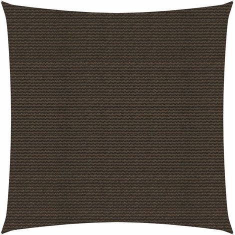 Vela de sombra 160 g/m² marrón 7 x 7 m HDPE 020009180 (1/5)