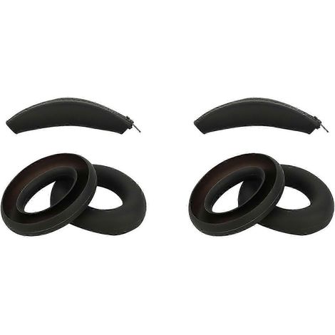4 coussinets d'oreille pour casque Anker Soundcore Space Q45/Life Q30 Q35, étui de protection en silicone, arceau, réparation A HF (1/5)