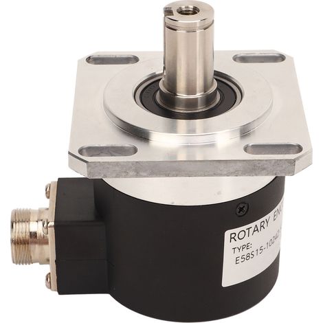 Codeur rotatif incrémental 1024 impulsions axe 15 mm 5 V DC E58S15-1024Z-5L-9X pour machine CNC (1/5)