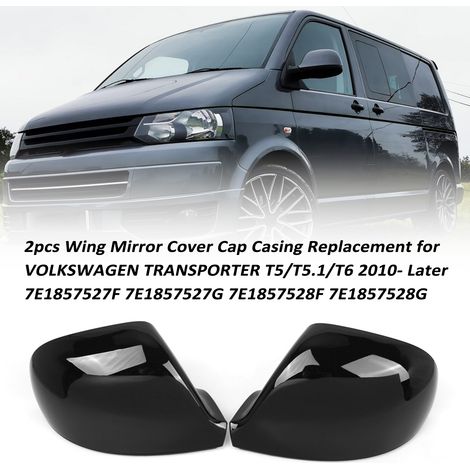 Zweiteilige Ersatz-Außenspiegelabdeckung für VOLKSWAGEN TRANSPORTER T5/T5.1/T6 ab 2010 (7E1857527F, 7E1857527G, 7E1857528F, 7E1857528G) (1/5)
