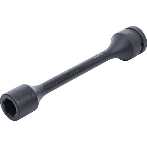 Douille de Torsion à Choc Six Pans 25 mm (1) - 27 mm, 350 Nm - Robuste et Performante, Acier, Pro - D-Work