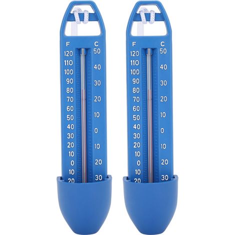 Stück 16,5 x 3,7 cm schwimmende Poolthermometer für Schwimmbad, Spa, Sauna und Thermalbad (1/5)