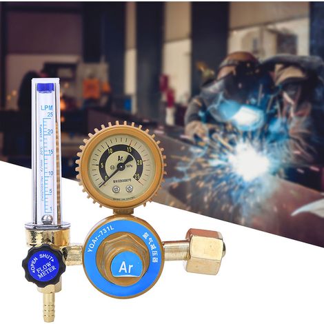 Argon CO2 MIG TIG Durchflussmesser Regler Manometer Schweißteile (1/5)