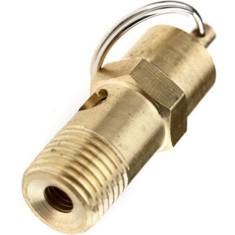 Soupape De Sécurité - Compresseur Air - Raccord Mâle 13 mm - Protection Contre La Surpression - Lot De 2 (1/3)