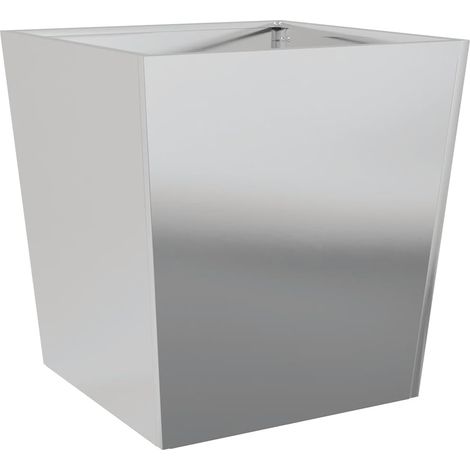 Pflanzkübel 50x50x50 cm Verzinkter Stahl vidaXL301269 (1/5)