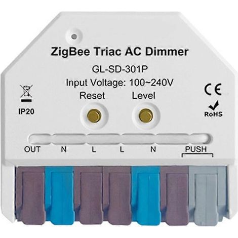 ZigBee 3.0 drahtloser Ein-/Ausschalter mit Relais, AC/DC-Netzteil (siehe Abbildung) (1/5)