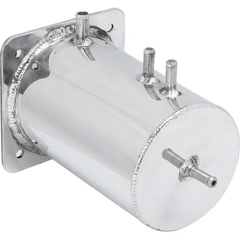 Réservoir d'essence anti-pompage poli miroir 2L Alliage pour Course Drift Rally (1/3)
