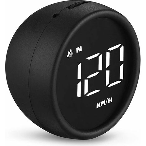 Compteur de vitesse GPS universel a affichage tete haute pour voiture HUD avec vitesse, avertissement de survitesse, mesure du kilometrage, rappel de conduite de fatigue pour tous les vehicules, model (1/5)