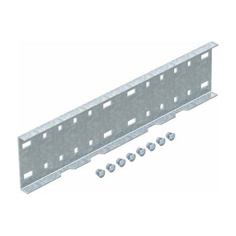 OBO Bettermann Giunto longitudinale per sistema a campata larga 110 110x500 acciaio zincato a fuoco, 6091180