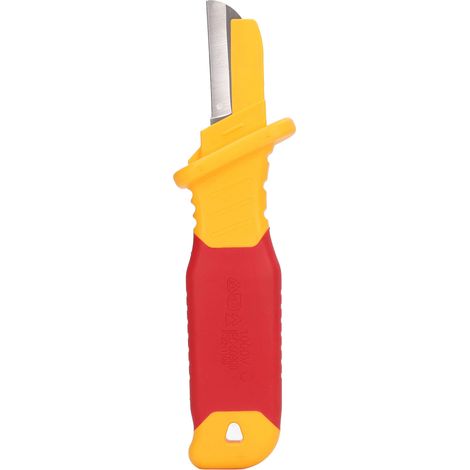 Kabelmantel-Abisoliermesser 1000V Hochspannungsfest Antimagnetisches Isoliermesser Elektrikermesser KN001 (1/5)