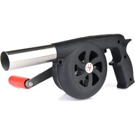Ventilateur Souffleur Manuel de Barbecue BBQ Outil de Camping Pique-Nique Fan (1/4)