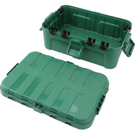 Coffret de raccordement câble étanche IP54 grand volume carré boîtier électrique extérieur protection câble vert (1/5)