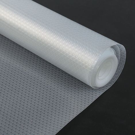 EINFEBEN Tapis Antidérapant de Tiroir Transparent EVA Imperméable Lavable 60x500cmTapis de Placard Tapis de Table pour Maison et Cuisine (1/5)