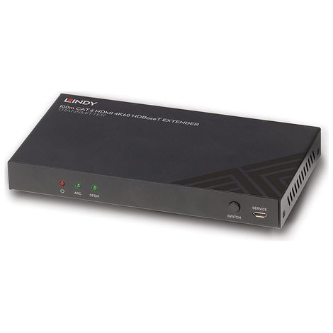Lindy 38341 transmisor AV negro de alto rendimiento 4K