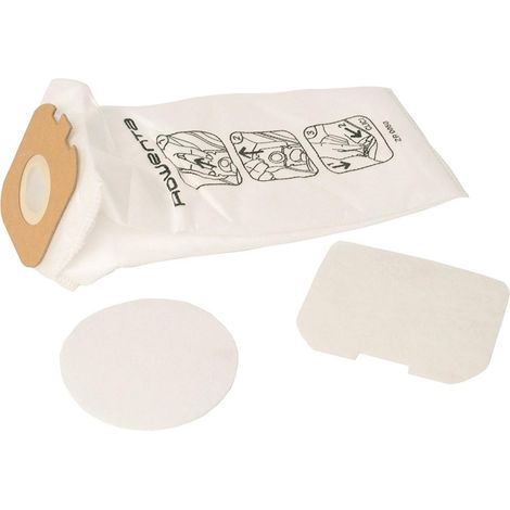 Caja de 5 bolsas papel y filtro ZR005001 ROWENTA