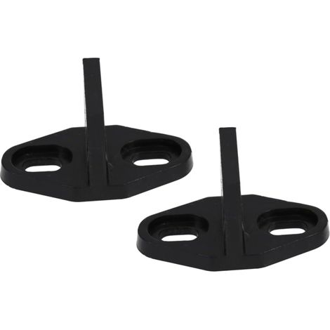 2 pièces guide de sol pour porte de grange coulissante, plastique (1/5)