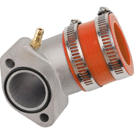Collecteur d'admission orange modifié GY6 150CC pour moteurs horizontaux, pièces hautes performances pour motos à quatre roues et karts. (1/5)