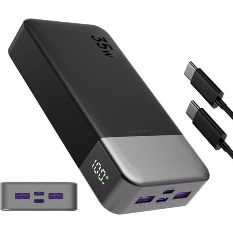 Batterie Externe 35W 20000mAh Chargeur Portable USB-C Power Bank (1/5)