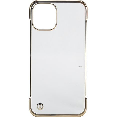 Coque De Téléphone En Pc Rigide Demi-bordure Transparente Pour Iphone 12 Mini - Protection Anti-rayures - 1 Pièce (1/5)