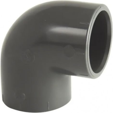 Codo de presión de PVC 90° diámetro 25 mm, hembra