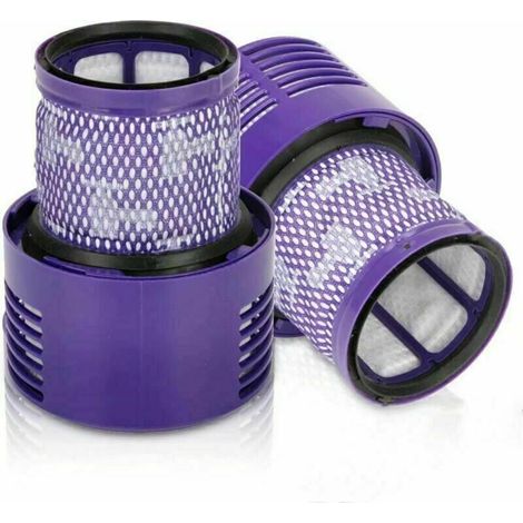 2 Paquet Lavables R��utilisables Filtre de Remplacement pour Dyson V10 Cyclone Animal Absolute Motorhead Total Clean Pro Extra Aspirateur Sans Fil avec Brosse de nettoyage (1/5)
