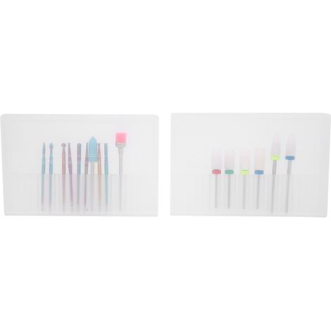 Lot 16 embouts de fraise pour manucure électrique, lime à ongles professionnelle, set de ponçage pour retrait des peaux mortes (1/5)