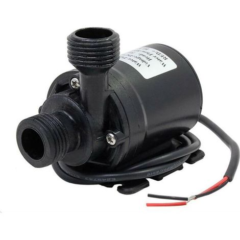 Circulateur et Pompe DC 12V 800L/H 5M Système de Circulation d'Eau Pompe Amphibie Système de Circulation Solaire Haute Performance Faible Bruit 4 Points Brushless DC Pompe Booster Pompe Circulation 77 (1/4)