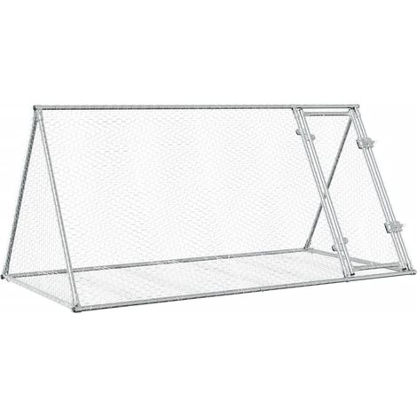 Maison Exclusive - Conigliera Argento 200x105x91 cm in Acciaio Zincato