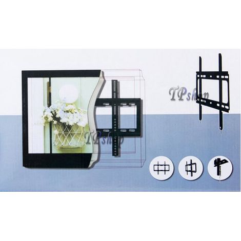 SUPPORTO STAFFA PORTA TV MONITOR PARETE TV LCD PLASMA DA 26'' A 55'' 75 KG HPS