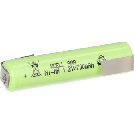 XCell Akku Micro AAA 1,2V / 700mAh X700AAAI Industrial Z-Lötfahne (1/5)