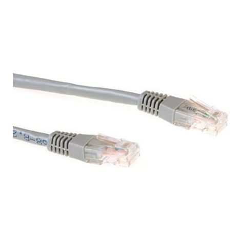 Ewent - cable réseau u/utp - cat6 - connecteur 8p8c vers connecteur 8p8c / cuivre / / gris / 10 m / m-m