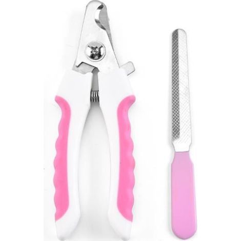 Professional Pet Nail Clipper for Cats & Dogs - Safe Grooming Trimmer with Nail File (1/2)