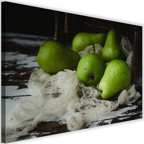 Tableau sur toile Poire Fruit 60x40 (1/5)