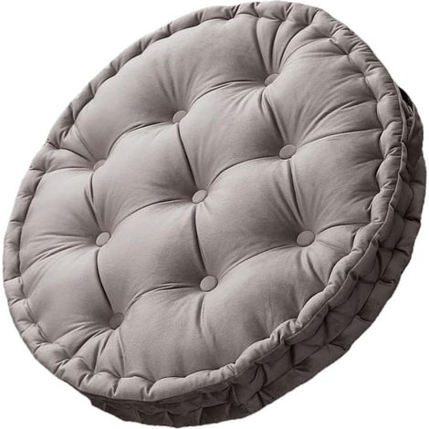 Galettes de Chaise 60cm Ronde Coussin de Chaise, Extérieures/Interieur Jardin Coussins de Sol, Office Coussin D'assis (1/5)
