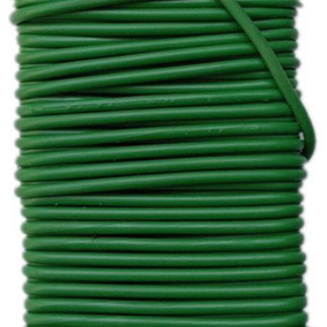 Pflanzendraht mit Kabelbindern – 2,8 mm x 20 m kunststoffummanteltes Eisen-Gartenkabel – Flexible Befestigung und Anordnung