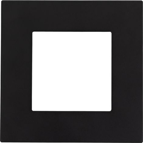 Rahmen PC 1 Modul Modern Schwarz für Modern Schalter