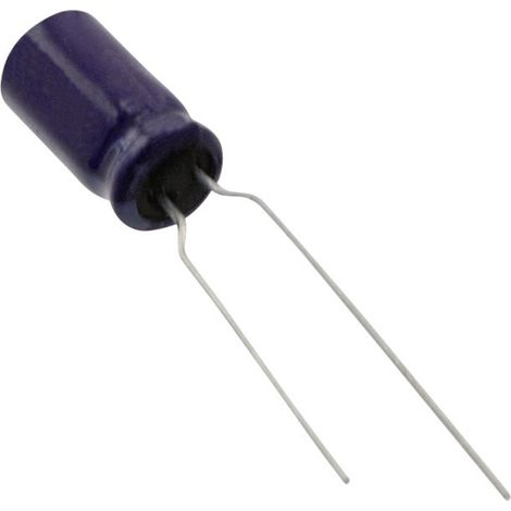 Panasonic  Elektrolyt-Kondensator radial bedrahtet  2.5 mm 100 µF 25 V 20 % (Ø) 6.3 mm 1 St.