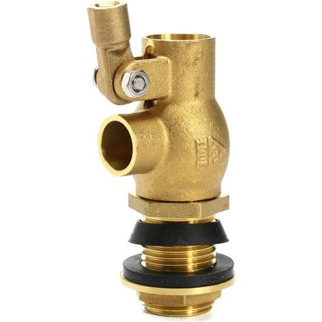 Galleggiante in ottone, valvola in acciaio inox, abbeveratoio automatico, serbatoio per bestiame - 1/2 pollice - AIMOONSA (1/4)
