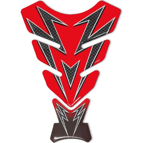 Protezione Serbatoio Adesiva 3D Colors - Colore: ROSSO