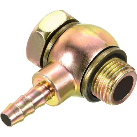 Raccord Coudé à Olive M16x1,5 Doré 8mm pour Les Conduites Gaz (1/5)