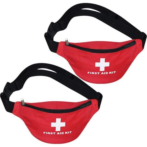 Erste-Hilfe-Tasche 2er-Pack, Nylon, wasserdicht, kompakt, für Notfälle