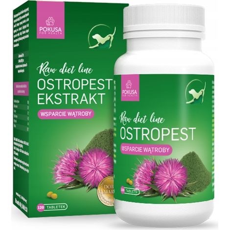 Pokusa Raw Diet Line Ostropest/Milk thistle 120tab