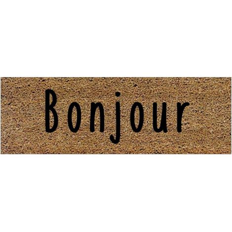 Paillasson en Coco "Bondia" 25x75cm Naturel