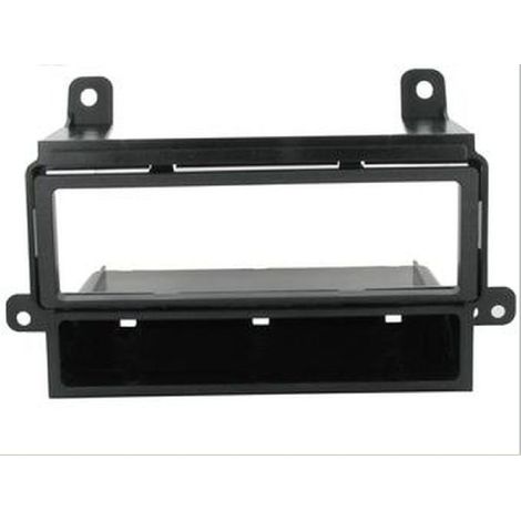 Facade autoradio compatible avec Nissan Pathfinder Pathfinder S X-Terra Frontier - noir - avec vide poche